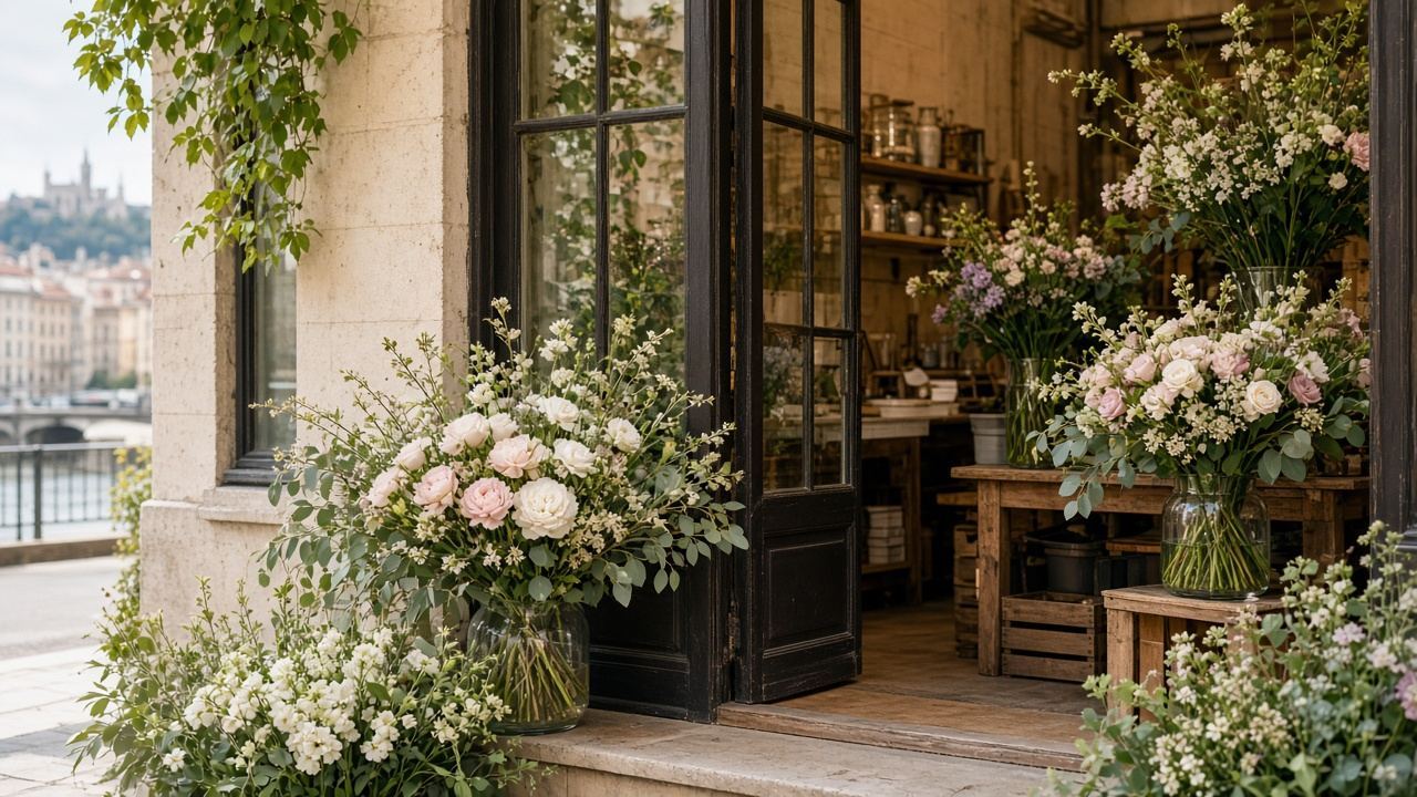 Florist / bouquets / event florals workspace at Rain Trek Florals