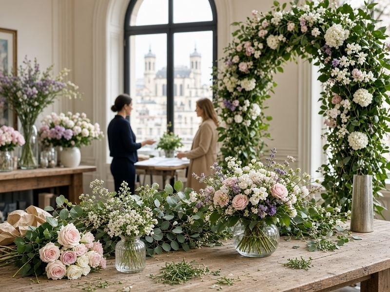 Event florals at Rain Trek Florals